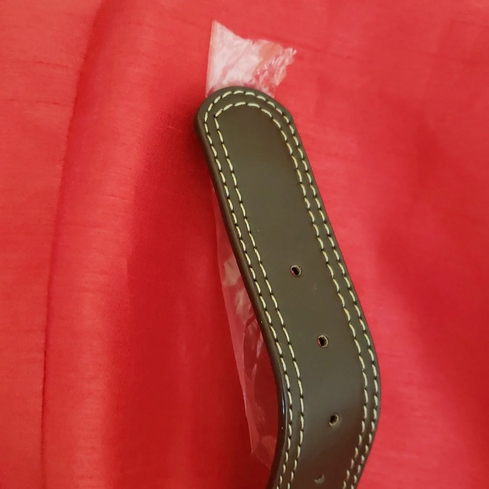 NEW Leather Large Dog Collar